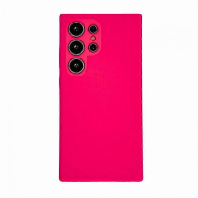 (Kuuma pinkki - S24 Ultralle) Nestesilikonillinen neonlinssikotelo Galaxy S25 Ultralle S24 Ultralle S23 Ultra -suojakuorelle