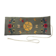 Sturdy Linen Tarot Card Bag Spacious Interior For Multiple Decks