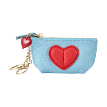 Small Coin Purse PU Leather Change Purse Coin Pouch,Pocket-Blue