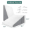 Wedge Pillow for Sleeping Acid Reflux After Surgery Triangle Elevated Pillow for Bedside Dormitory Office Air Layer Memory Foam 4