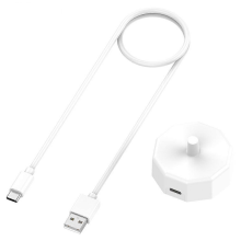 Zahnbürstenladegerät kompatibel mit der kabellosen Ladestation von Braun Oral-B mit USB-auf-Typ-C-Kabel