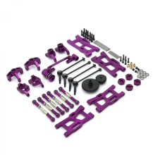 Metall-Upgrade-Teile, kompatibel mit Wltoys 124016, 124017, 124018, 124019, 144010, 144001, 144002
