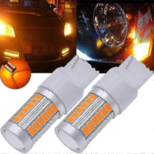7440, T20 LED-Lampen, bernsteinfarben, 900 Lumen, superhelle Blinker, Bremslicht, Parklicht, 26-27er