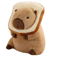 Niedliches Capybara-Plüschkissen mit tragbarem 30-cm-Anhänger