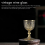 Classical Metal Wine Cup Handmade Small Goblet Household Copper Wine Glass Carving Pattern 2
