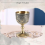 Classical Metal Wine Cup Handmade Small Goblet Household Copper Wine Glass Carving Pattern 3