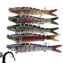 5 Pcs Fishing Lures Multi Jointed Fish Fishing Kits Artificial Bionic Realistic Lures lucky