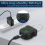 (Black)Ultrasonic Bird Repeller Automatic Intelligent Pest Control Device for Home 3