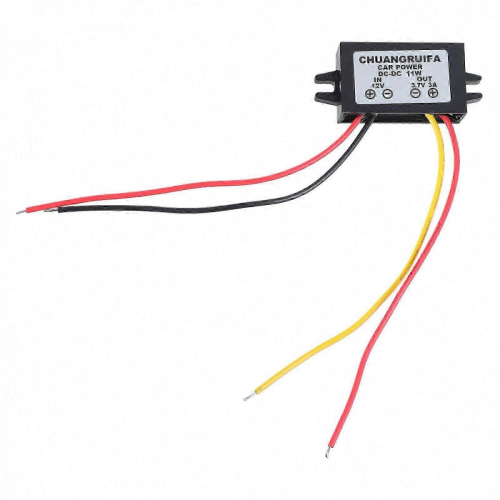 12V naar 3,7V 3A 11W DC-DC step-down converter auto-voedingmodule nieuw