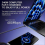 240W Fast Charging Phone Holder Data Cable Fast Charging Multi Charger Cord With Type C 2-in-1 Foldable 5