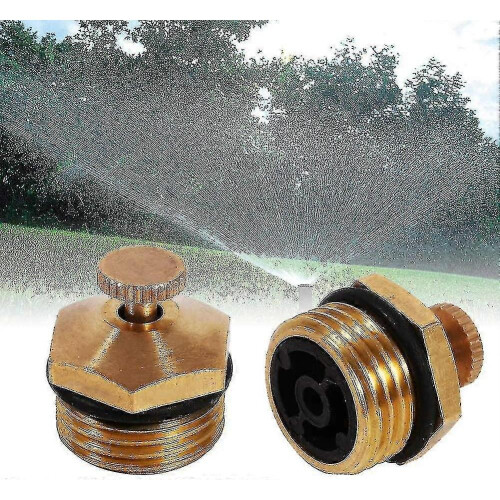 5pcs Spray Nozzle, Adjustable Atomizer Nozzle Brass Micro Jet Agricultural Spray Tool for Garden Irrigation System 1/2" Tw 2