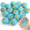 Pacote com 20 Bolas Anti-Stress com Tema da Terra, 6,35 cm (2,5 polegadas), Bolas de Apertar para Alívio do Estresse e Ansiedade 3