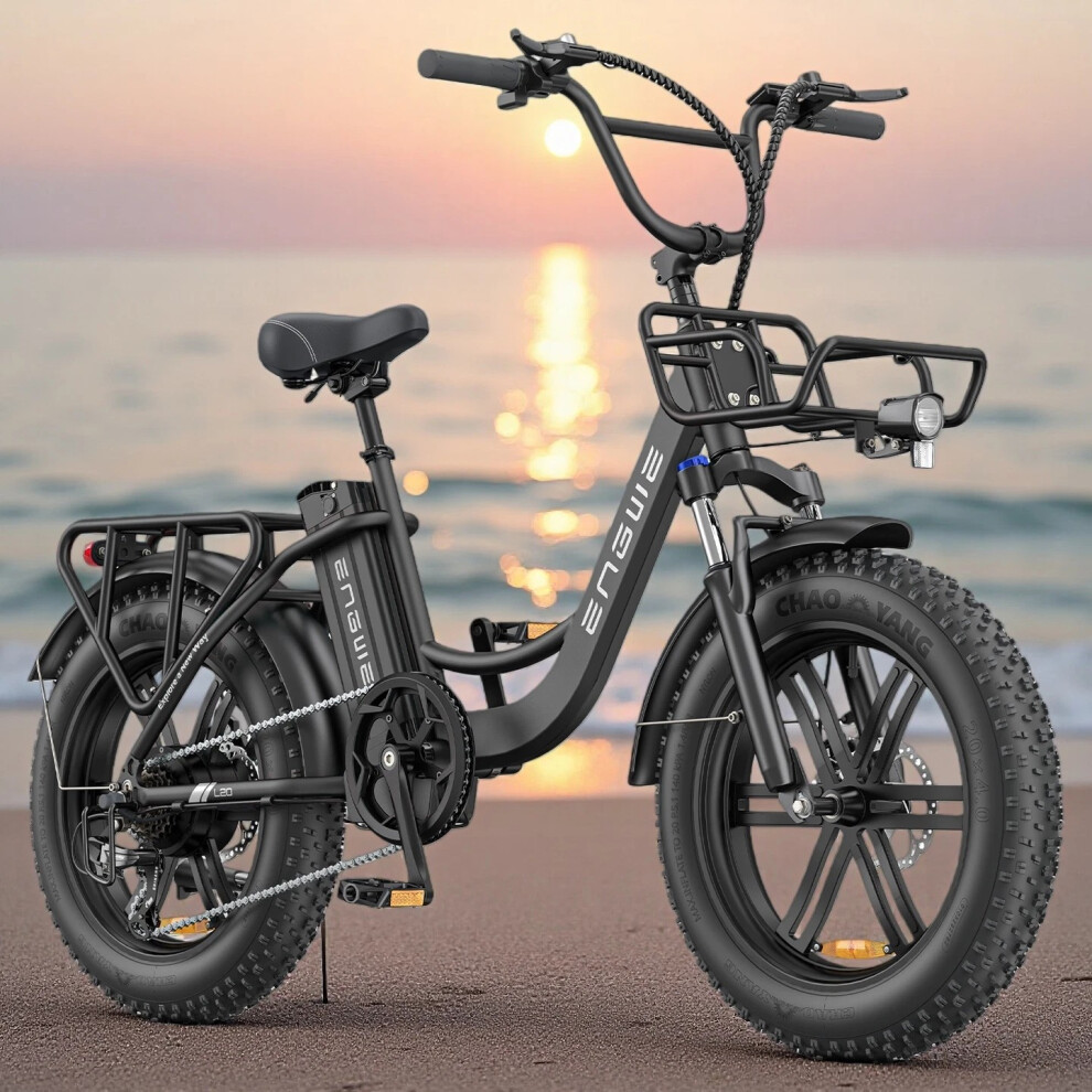 Engwe L20 Boost Step-Through Adults City E-Bike 250W 48V 13Ah Black