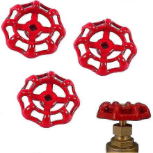3 Pcs Faucet Handle Gate Valve Red Valve Handwheel Valve Replacement Faucet Handle Valve for Faucet