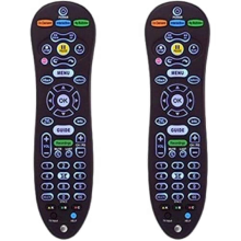 S30 Ersatzfernbedienung (2er-Pack), kompatibel mit U-Verse Receiver, Universal-TV-Fernbedienung, Schwarz