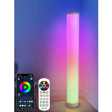 BrizLabs Smart RGB Stehleuchte, farbwechselnde LED-Eckleuchte mit Bluetooth-App und Fernbedienung, 16 Millionen Farben und Musiksynchronisat