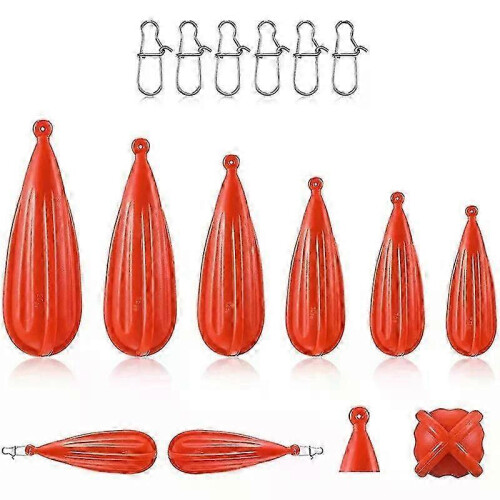 Fishing Practice Plug Fishing Casting Plug Baitcasting Rubber Practice Plug Suitable for Improving Casting Skill 6Pcs