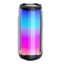 (Pulse4 Schwarz) Pulse 5 Pulse 4 Wasserdichter tragbarer Bluetooth-Lautsprecher mit Lichtshow_FC10