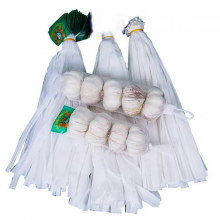 (A) 100 Stück Knoblauch-Ingwer-Verpackungsnetze, Spezial-Verpackungsnetze für Knoblauch und Ingwer