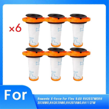 Filter, kompatibel mit Rowenta X-Compatible CE FLEX 9.60 Akku-Staubsauger (siehe Abbildung SZRH)