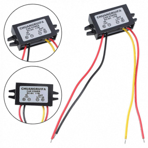 Convertitore DC-DC step-down da 12V a 3.7V 3A 11W per alimentazione auto, modulo nuovo 1
