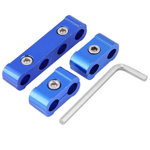 12Pcs Braided Engine Spark Plug Wire Hose Separator Clamp Fitting Kit for 8mm 9mm 10mm 2