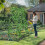 A Frame Metal Garden Trellis for Climbing Plants 2