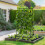 A Frame Metal Garden Trellis for Climbing Plants 3