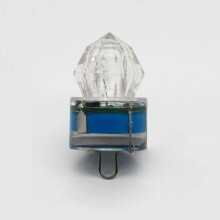 (Blue) 20Pcs Flash Fishing Lights LED Deep Drop Underwater Squid Strobe Bait Lure Lamp Fg