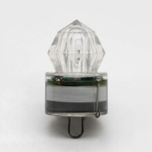 (White) 20Pcs Flash Fishing Lights LED Deep Drop Underwater Squid Strobe Bait Lure Lamp Fg