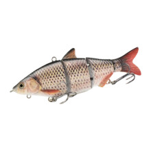 (379) Robotic Swimming Lure Multi Jointed Swimbait Electric Baits Fishing Tackle 15.5cm 53.8g Rechargeable Fishing Baits Multicolor
