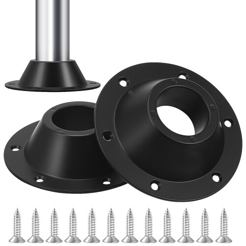 RV Table Base Mount – Aluminium, 17 x 17 x 4.5 cm, 2 pcs