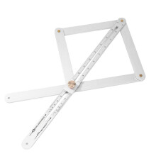 Rustfritt stål skråvinkelmåler 45 cm