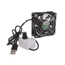 80 mm USB-bordvifte med justerbar hastighet