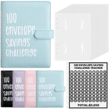 Money Saving Challenge Binder with Budget and Cash