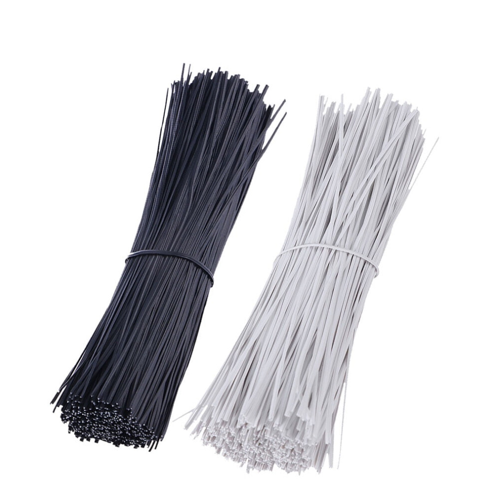 Homoyoyo Reusable Plastic-Coated Iron Cable Ties Â 1000 9104899432865