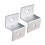 Z-fästen för solpaneler i aluminium, 4-pack 1