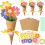 24-Piece Paper Flower Bouquet Craft Kit 1