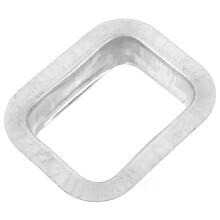 OUNONA Gutter Outlet Aluminium Alloy Silver 1 Piece