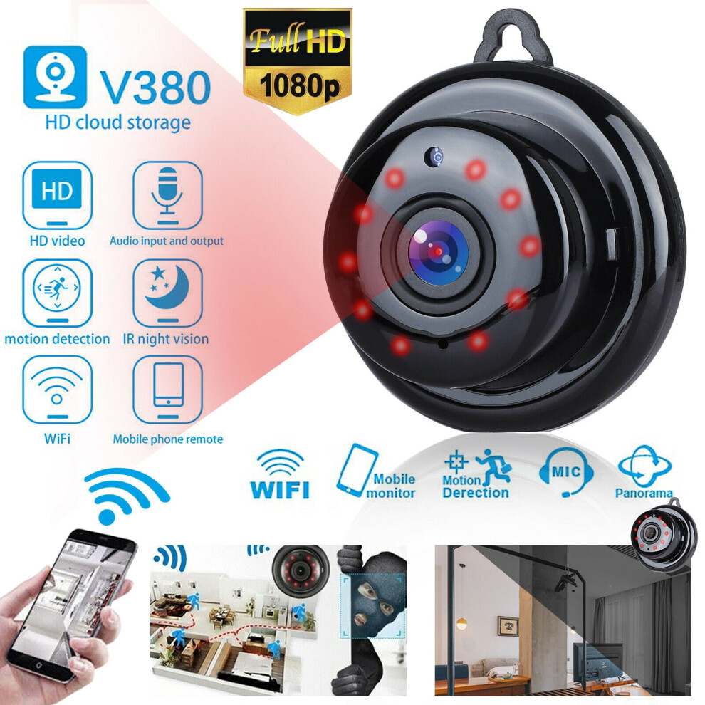 1080P Mini Wifi Camera With Night Vision & Two-Way Audio 9485826823919