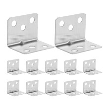 Équerre de fixation pour meubles, 12 pièces, 1,5 po x 1,02 po x 1,02 po