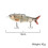 Self-Swimming Fishing Lure USB Rechargeable BB 2