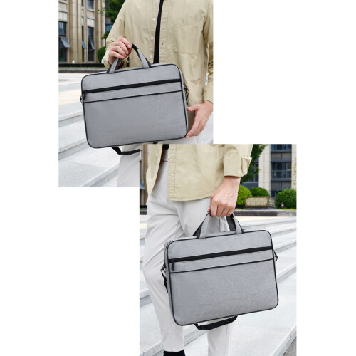 Spacious 15 Inch Oxfords Computer Bag Multiple-Black 1