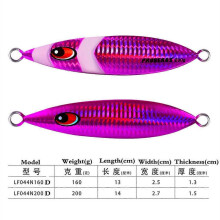 (D) Metal Jig Casting Sinking Fishing Lure Jigging Swimbait Lifelike Hard Bait 2pcs
