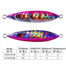 (H) Metal Jig Casting Sinking Fishing Lure Jigging Swimbait Lifelike Hard Bait 2pcs