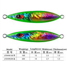 (E) Metal Jig Casting Sinking Fishing Lure Jigging Swimbait Lifelike Hard Bait 2pcs