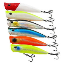 (16g) 6pcs/set Wobbler Top Water Popper Fishing Lure Bass Life-like Hard Bait Tackle