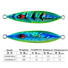 (C) Metal Jig Casting Sinking Fishing Lure Jigging Swimbait Lifelike Hard Bait 2pcs
