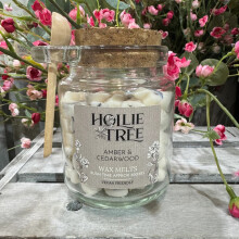 Hollie Tree Melting Pot Wax Melts - Amber & Cedarwood