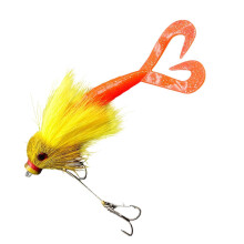 (Yellow) Weatherproof Fishing Lures Baits With Real Fish Texture Light Weight Resin Cores For Precise Casting In All Conditions Yellow